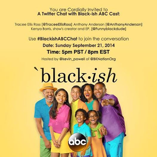 Blackish live twitter chat invite